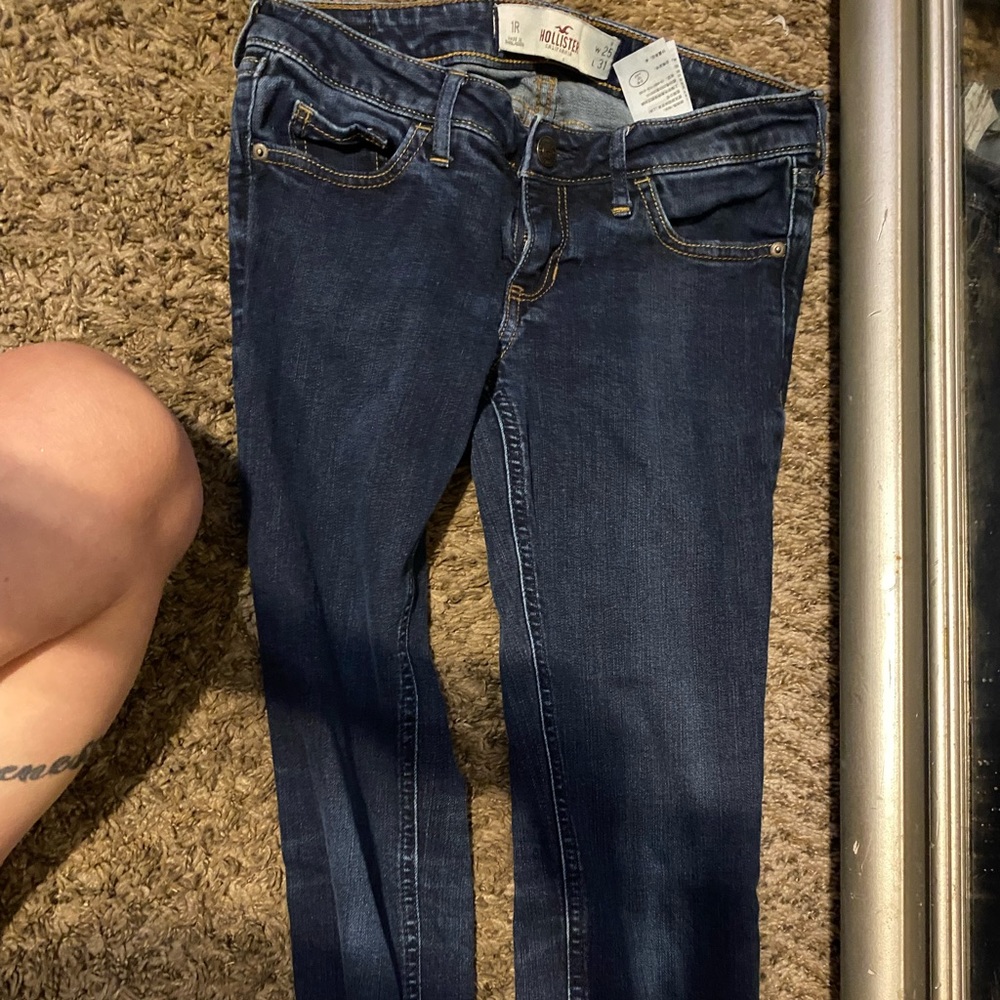 Dark blue jeans Hollister 1R waist 25 L-31